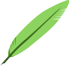 feather small green