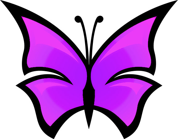 abstract butterfly purple