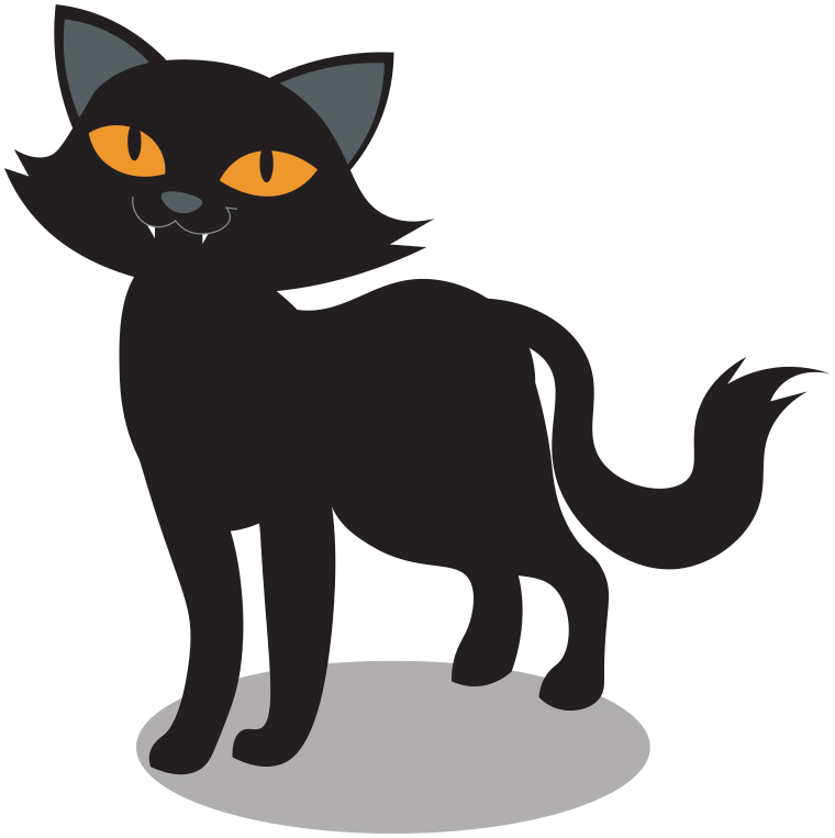 black-cat-orange-eyes
