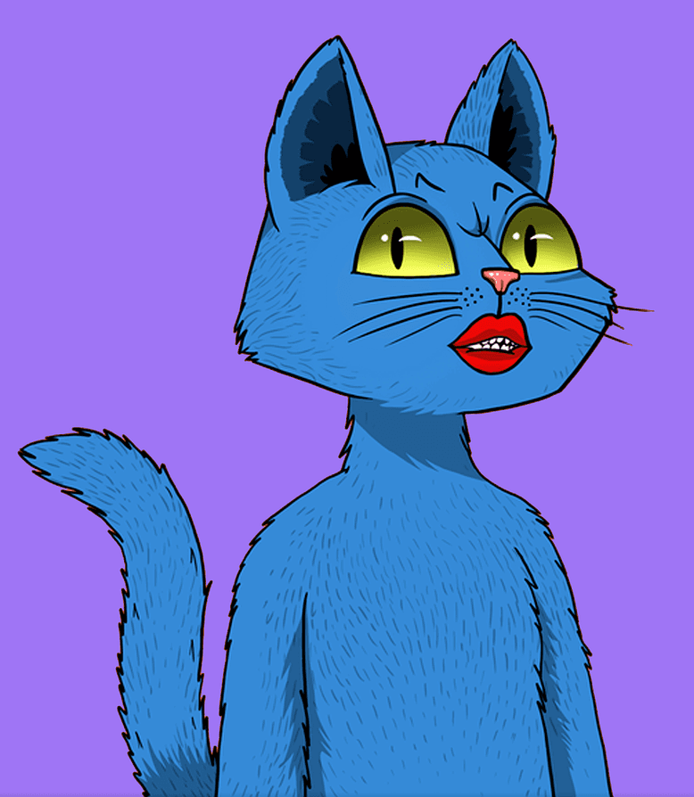 blue-cat-woman