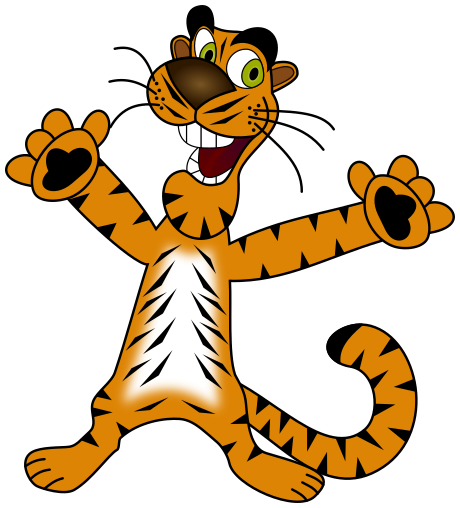happy tiger toon