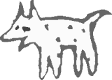 dog cave drawing