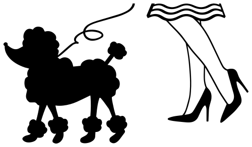 poodle-walking-silhouette