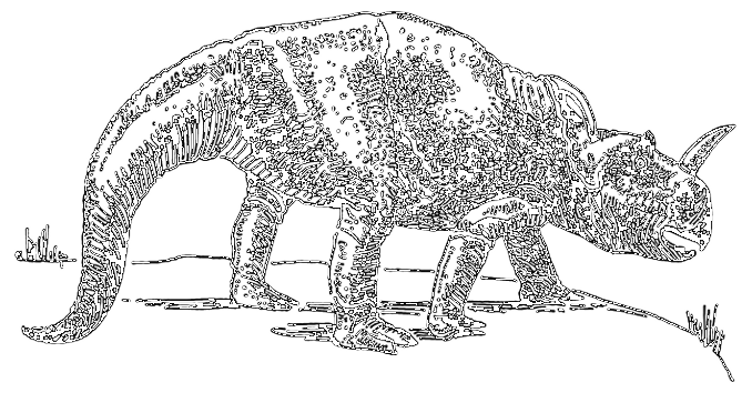Dinosaur Centrosaurus