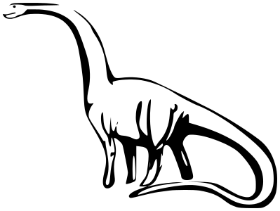 Brontosaurus clipart