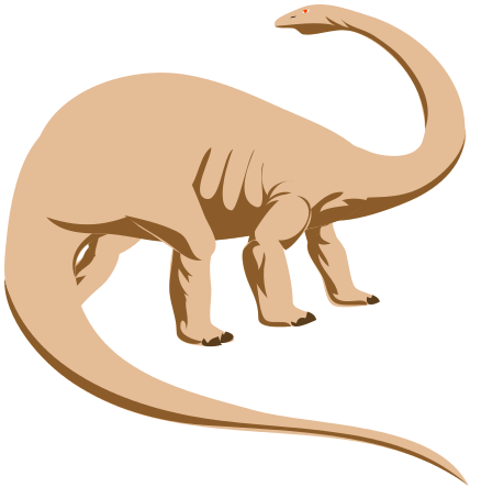 dinosaur herbivore tan