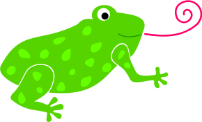 frog curling tongue