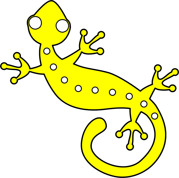 yellow gecko
