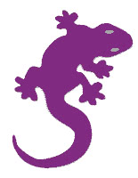 lizard icon purple