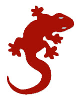 lizard icon red