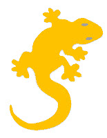 lizard icon yellow