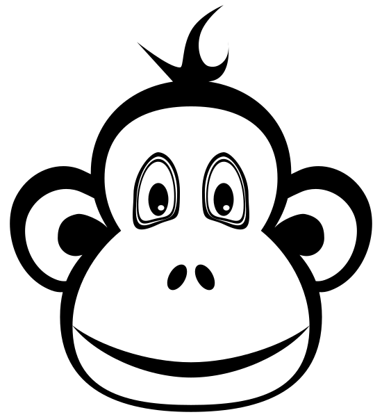 monkey-face-BW