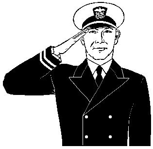 sailor saluting