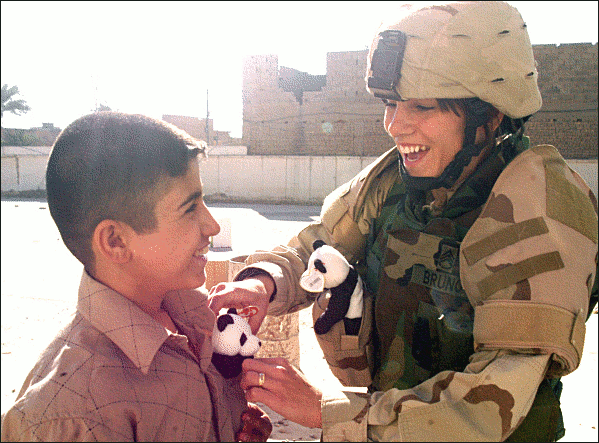 stuffed animal deployment  Iraq