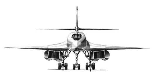 B-1B front view