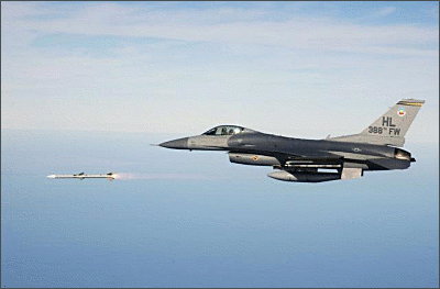 F-16C firing