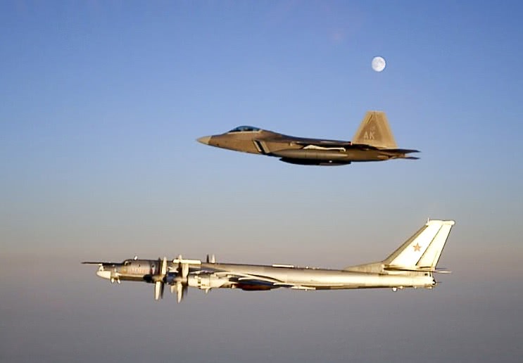 Raptor escorts Russian plane from Alaskan airspace