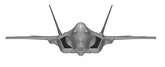 F35-A front view