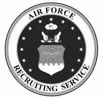 Air Force Recruiting Service shield