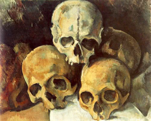 Cezanne  Pyramid of Skulls