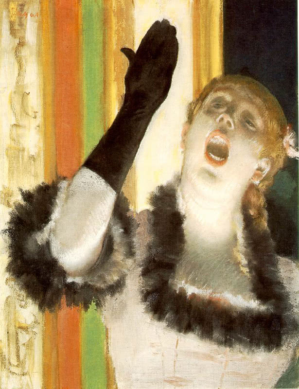 Degas  Singer with a Glove