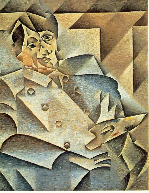 Portrait of Picasso by Juan Gris