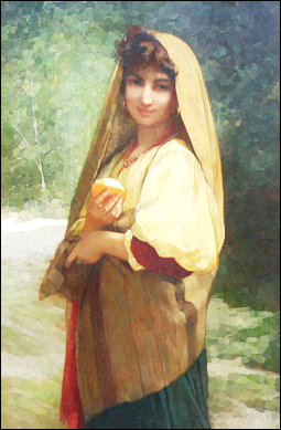 Lefebvre  Woman with an Orange
