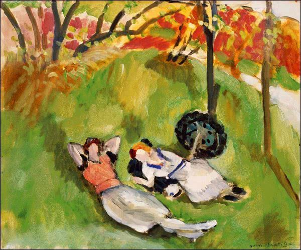 Matisse  Two Figures Reclining in a Landscape