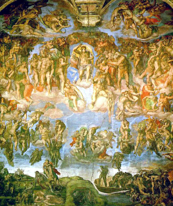 Michelangelo  Fresco of the Last Judgement