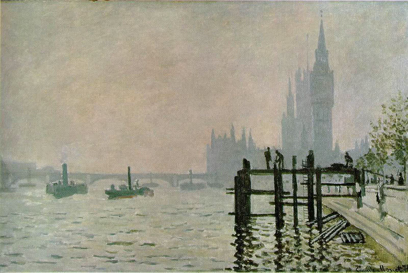Monet  The Thames at Westminster