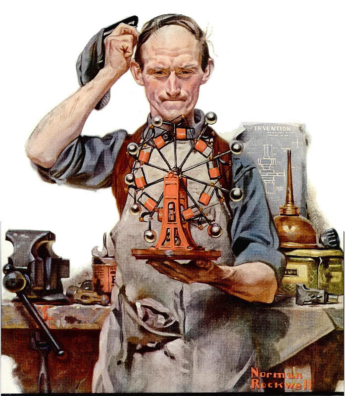 Perpetual Motion  Norman Rockwell 1920