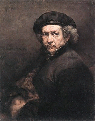Rembrandt  self portrait