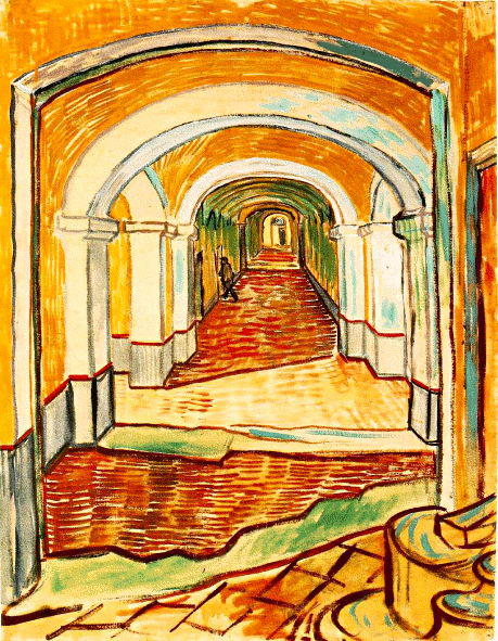 Van Gogh  Corridor in the Asylum