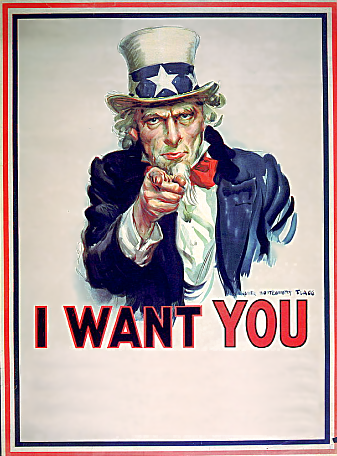 I Want You blank Uncle Sam