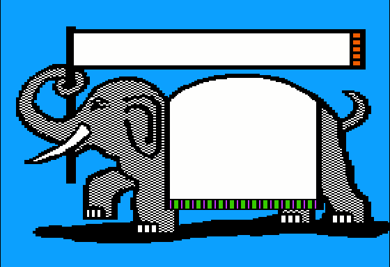 elephant blank