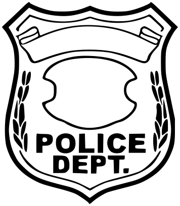 police badge blank