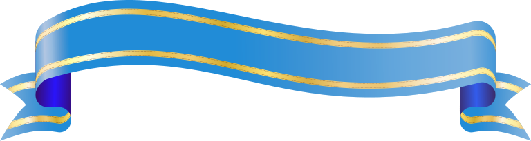 banner flowing blue