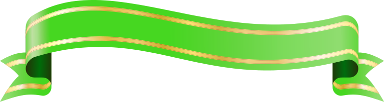 banner flowing green