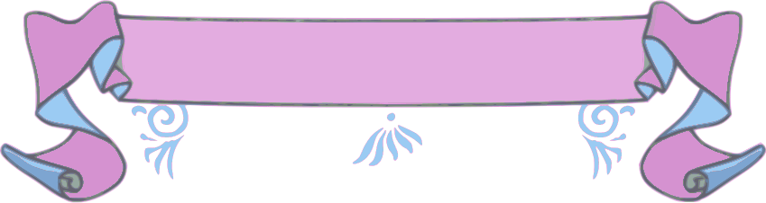 decorative ribbon pink blue