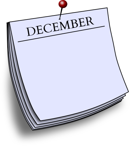 note monthly  December