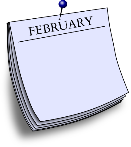 note monthly  February