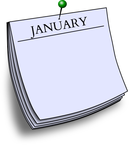 note monthly  January
