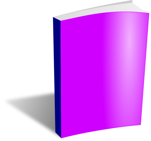 book blank purple