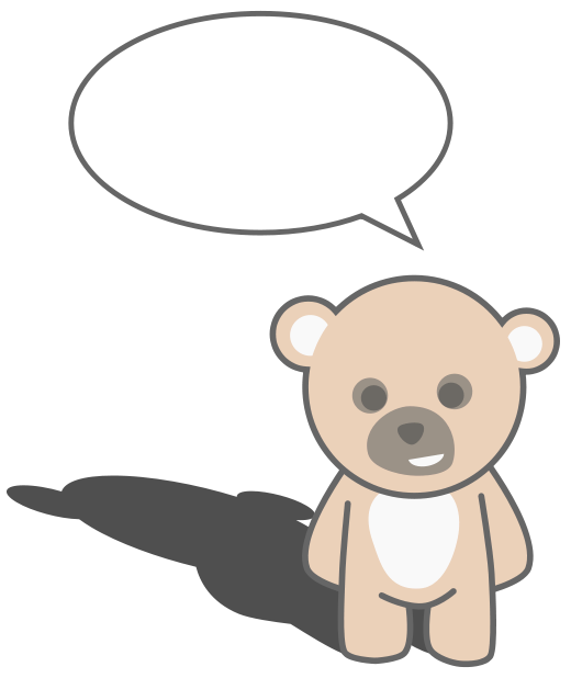 teddy bear talking
