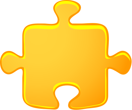 yellow jigsaw piece