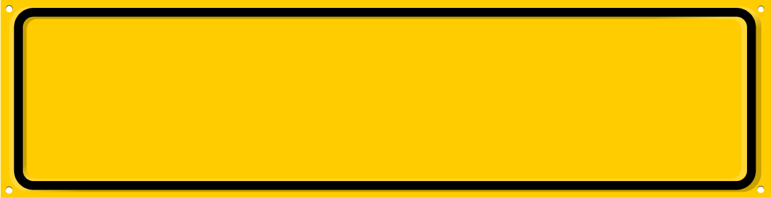 road sign wide blank