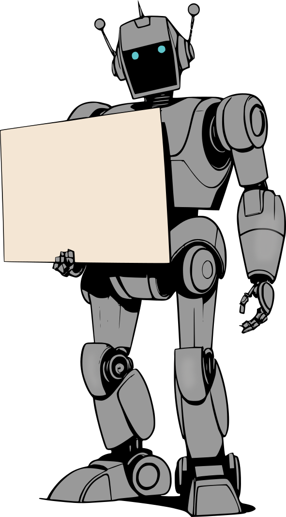 robot-holding-blank-sign-colour