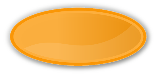 color label oval orange