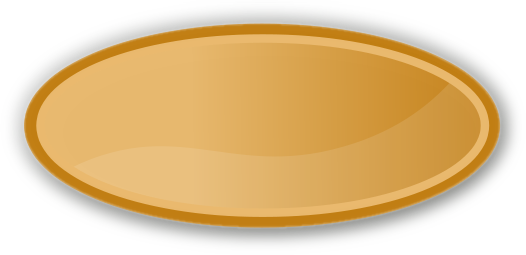 color label oval tan