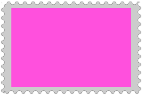 Stamp blank pink